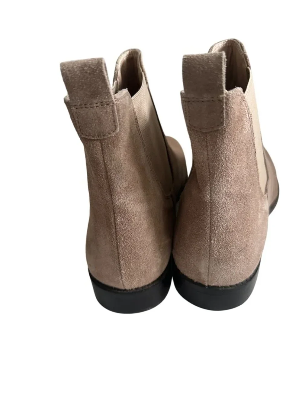 FIND Tan Suede Flat Ankle Boots Size 8.5 / 39
